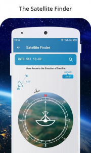 اسکرین شات 2 برنامه Satfinder-Satellite Dish Align