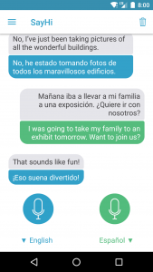 اسکرین شات 1 برنامه SayHi Translate