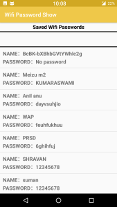 اسکرین شات 4 برنامه WiFi Password Show