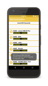 اسکرین شات 5 برنامه WiFi Password Show