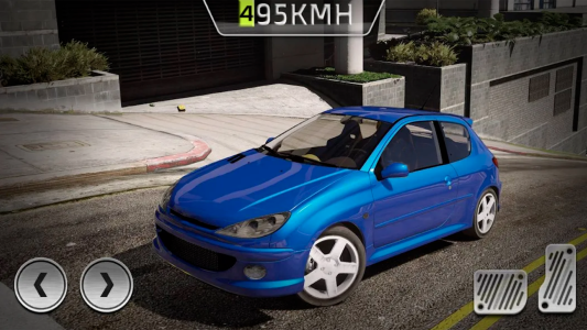 اسکرین شات 3 بازی 206 Car Driving Simulator City