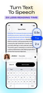 اسکرین شات 3 برنامه ListenMe - Text to Speech