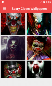 اسکرین شات 3 برنامه Scary Clown Wallpaper