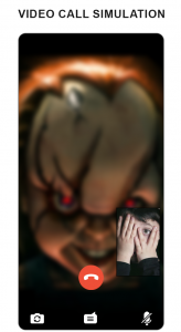 اسکرین شات 2 بازی Scary Doll Fake Video Call simulator