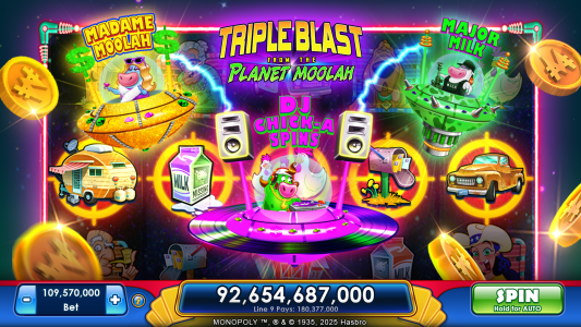 اسکرین شات 6 بازی MONOPOLY Slots - Casino Games