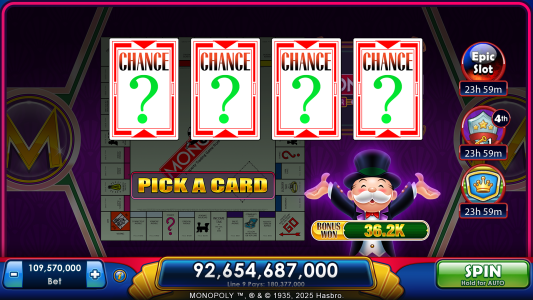 اسکرین شات 6 بازی MONOPOLY Slots - Casino Games