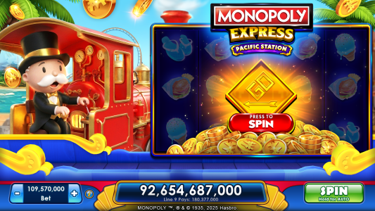 اسکرین شات 5 بازی MONOPOLY Slots - Casino Games
