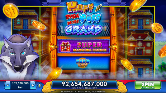 اسکرین شات 1 بازی MONOPOLY Slots - Casino Games