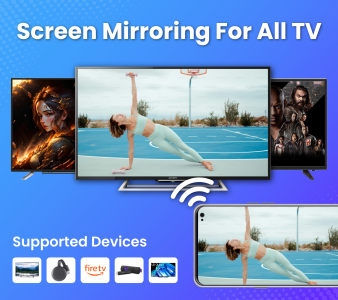 اسکرین شات 1 برنامه Screen Mirroring for all TV