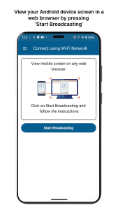 اسکرین شات 3 برنامه Screen Cast -View Mobile on PC