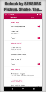 اسکرین شات 1 برنامه Screen lock and off - Sensors
