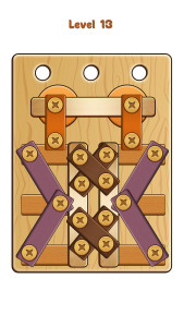 اسکرین شات 3 بازی Nuts & Bolts Wood Screw Puzzle