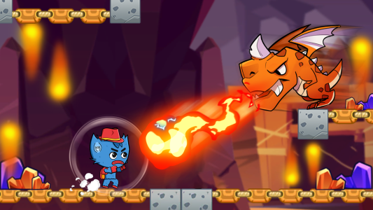 اسکرین شات 5 بازی Super Rob's World - Run Game