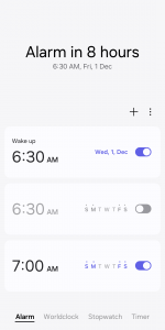 اسکرین شات 1 برنامه Clock