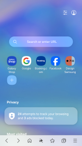 اسکرین شات 1 برنامه Samsung Browser