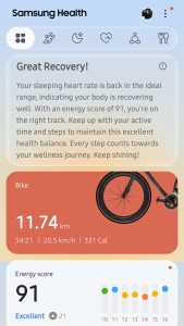 اسکرین شات 1 برنامه Samsung Health