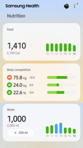 اسکرین شات 6 برنامه Samsung Health