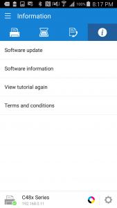 اسکرین شات 4 برنامه Samsung Mobile Print