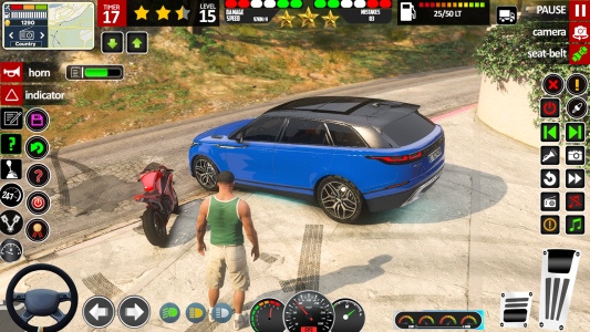 اسکرین شات 4 برنامه City Car Driving School Games