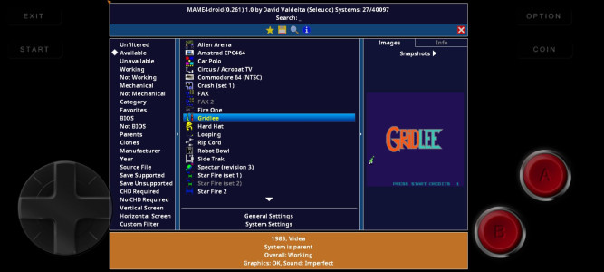 اسکرین شات 2 بازی MAME4droid Current (0.288)