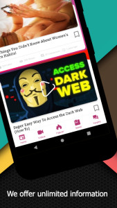اسکرین شات 2 برنامه Dark web Darknet : Tor Browser