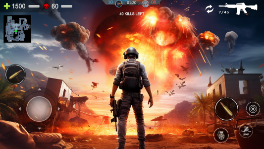 اسکرین شات 2 بازی FPS Commando Shooter Gun Games