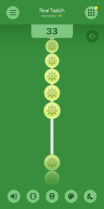 اسکرین شات 5 برنامه Real Tasbih Counter: Misbaha