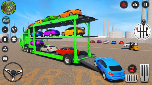 اسکرین شات 8 برنامه Offroad Car Transporter Truck
