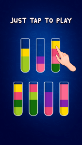 اسکرین شات 1 بازی Water Sorting: Color Games