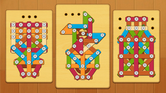 اسکرین شات 8 بازی Nuts & Bolts: Unscrewing Wood