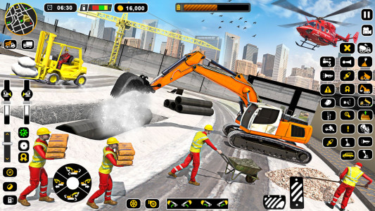 اسکرین شات 2 برنامه Offroad Heavy Excavator Sim