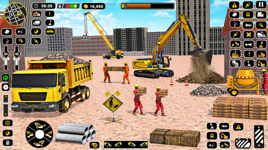 اسکرین شات 3 برنامه Offroad Heavy Excavator Sim