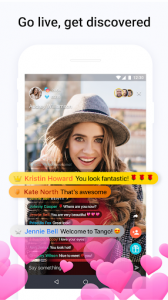 اسکرین شات 5 برنامه Tango - Live Video Broadcasts
