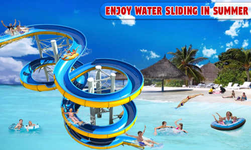 اسکرین شات 4 بازی Water Park Slide Surfers Games
