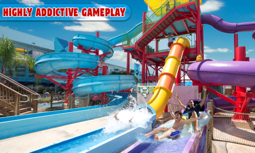 اسکرین شات 1 بازی Water Park Slide Surfers Games