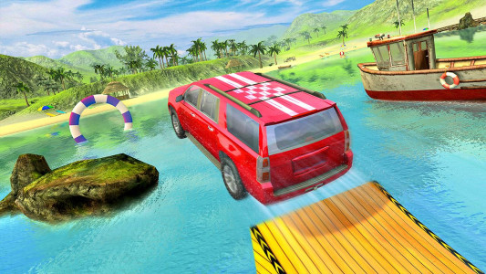 اسکرین شات 5 بازی Water Surfer: Car Racing Games
