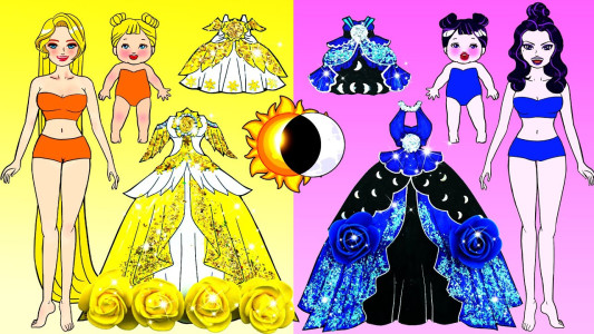 اسکرین شات 4 بازی Chibi Dolls Dress Up Makeover