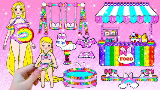 اسکرین شات 1 بازی Chibi Dolls Dress Up Makeover