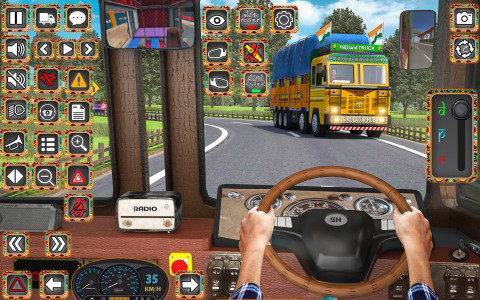اسکرین شات 3 بازی Indian Truck Simulator 3D