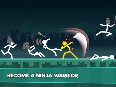 اسکرین شات 1 بازی Stick Ninja: Stickman Battle