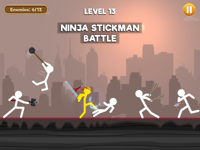 اسکرین شات 2 بازی Stick Ninja: Stickman Battle