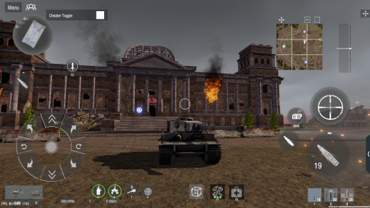 اسکرین شات 4 بازی Panzer War | Module | No grind