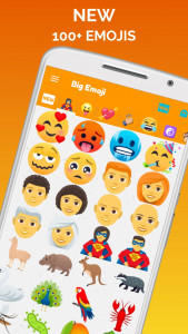 اسکرین شات 4 برنامه Big Emoji sticker for WhatsApp