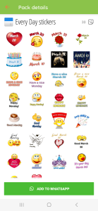 اسکرین شات 4 برنامه Christmas Stickers WASticker