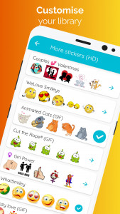 اسکرین شات 5 برنامه WhatSmiley: Emoji WASticker