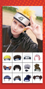 اسکرین شات 3 برنامه Sharingan Eyes Camera Anime