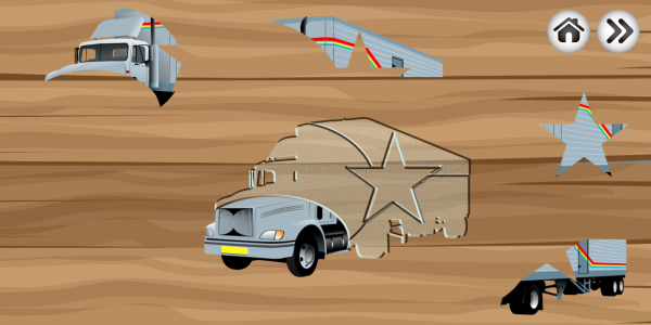 اسکرین شات 1 بازی Cars puzzles for boys and kids