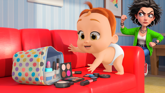 اسکرین شات 1 برنامه Mom & Naughty Boy Prank Game