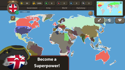 اسکرین شات 1 بازی Countryballs at War