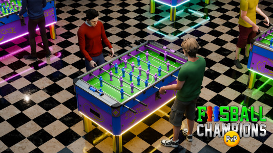 اسکرین شات 1 بازی Foosball  PvP - Table Football